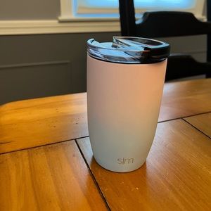 pink blue simply modern coffee/wine tumbler